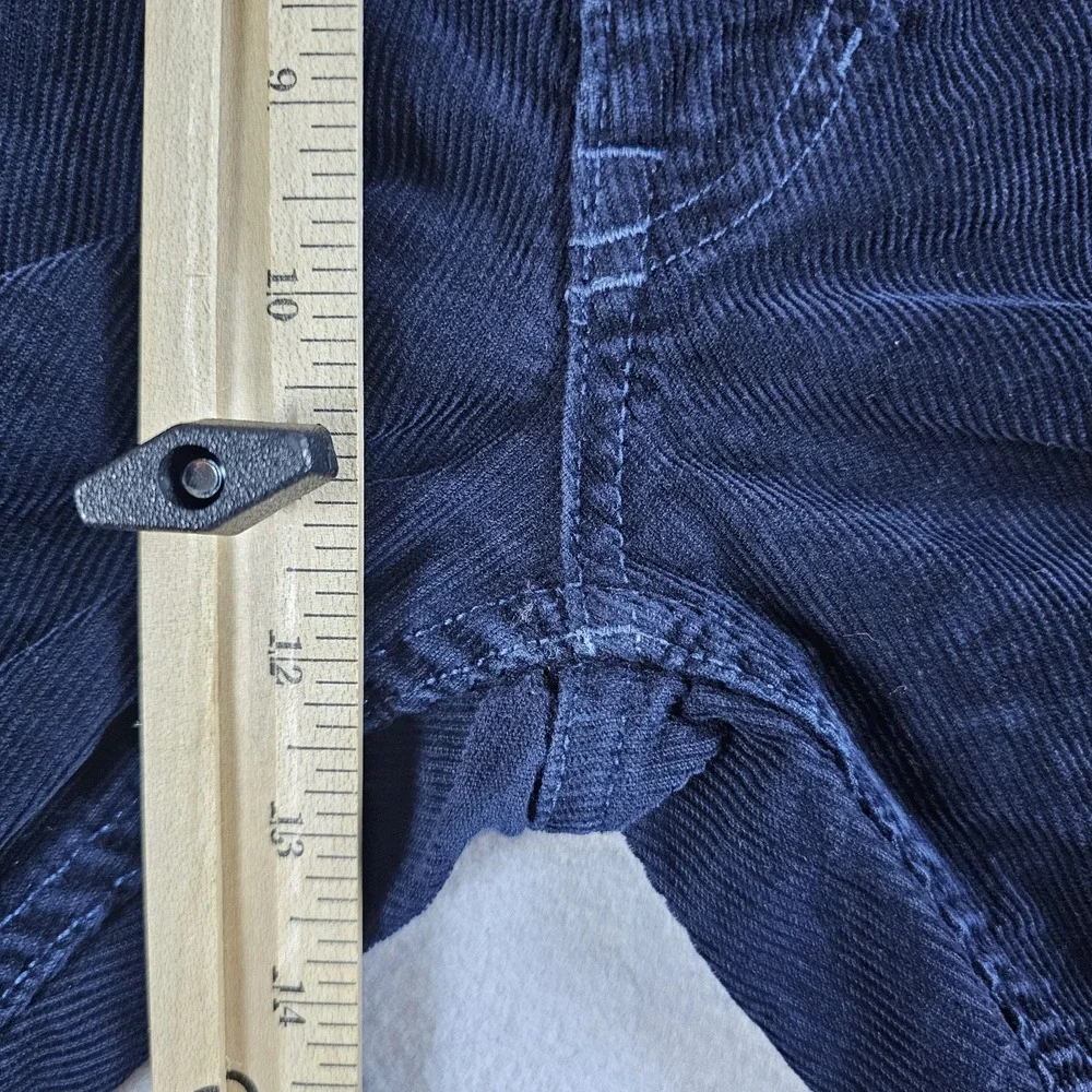 Vintage Polo Ralph Lauren Corduroy Pants Mens 40x32 Blue Straight Chino Zip Fly